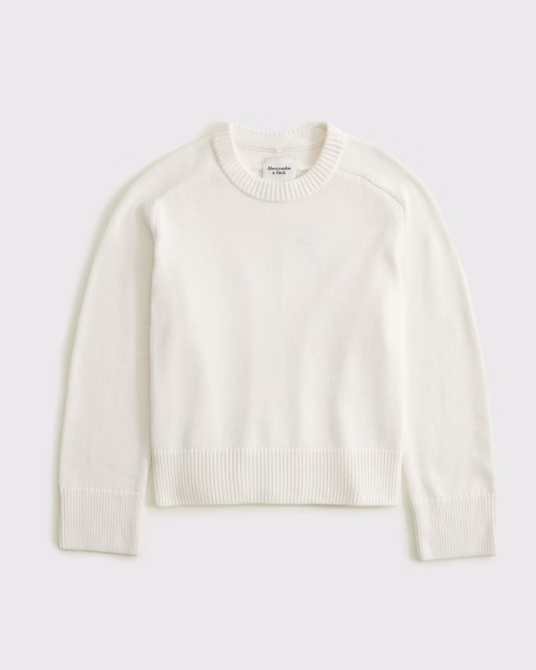 Women's The A&F Madeline Crew Sweater | Women's Tops | Abercrombie.com | Abercrombie & Fitch (US)