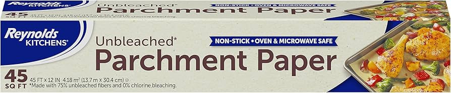 Reynolds Kitchens Unbleached Parchment Paper Roll, Non Stick Parchment Paper for Cooking and Baki... | Amazon (US)