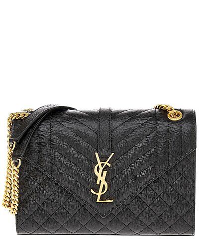 Envelope Medium Leather Shoulder Bag | Gilt