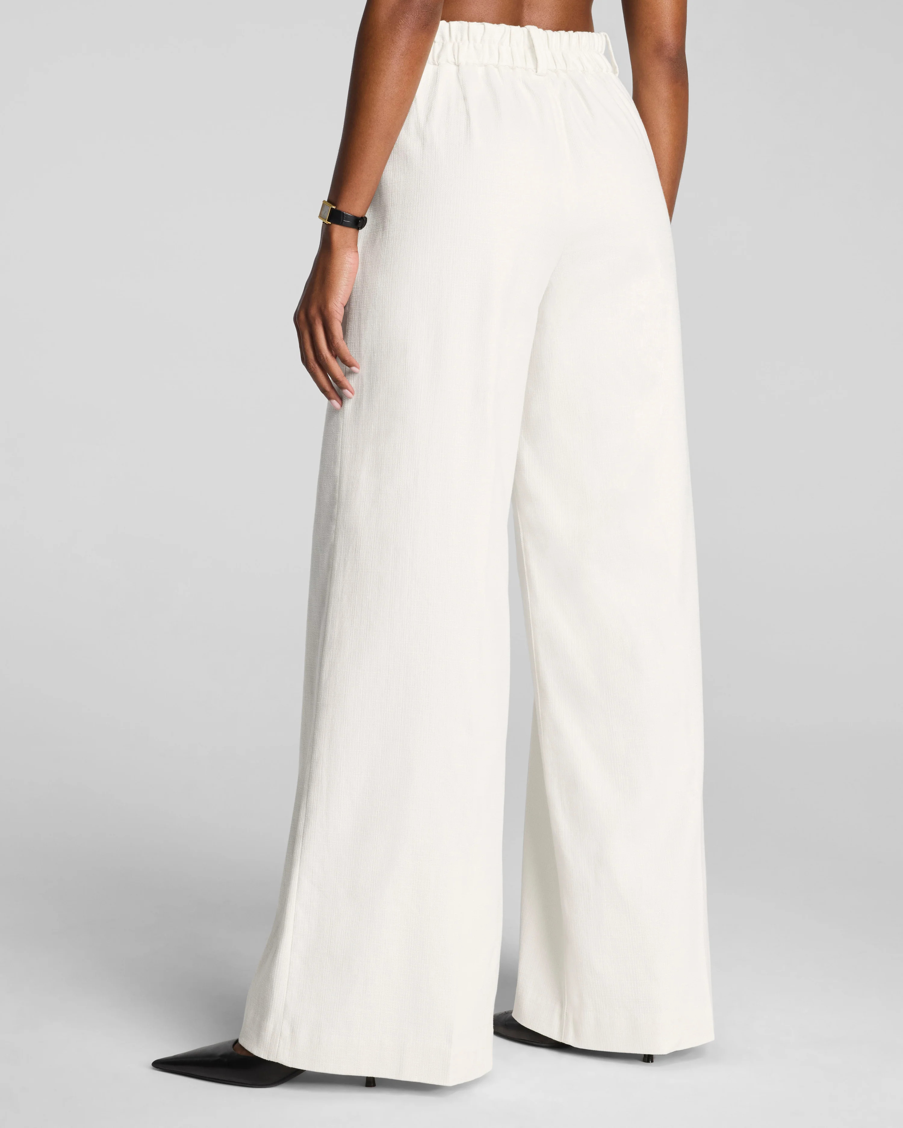 SPANX® EasyBreezy Cotton Linen Wide Leg Pants | Spanx