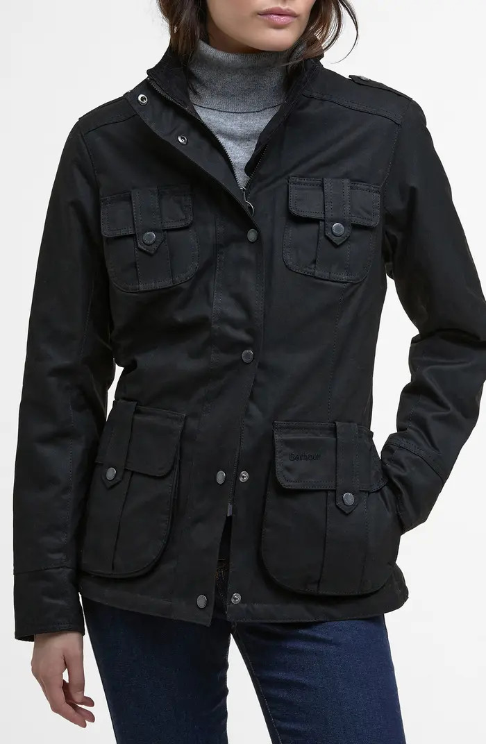 Winter Defense Water Reistant Waxed Cotton Jacket | Nordstrom