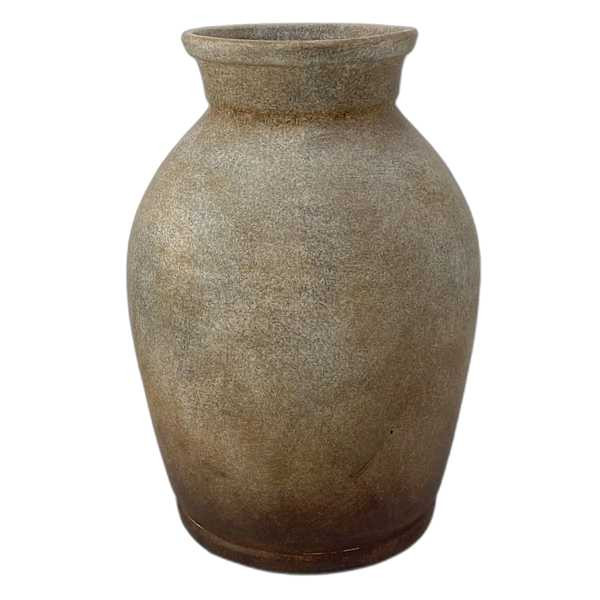 Brown Ceramic Vase, 12" | At Home
