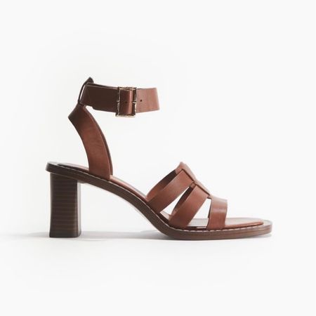 Brown heeled leather sandals 

#LTKfindsunder100 #LTKstyletip #LTKshoecrush