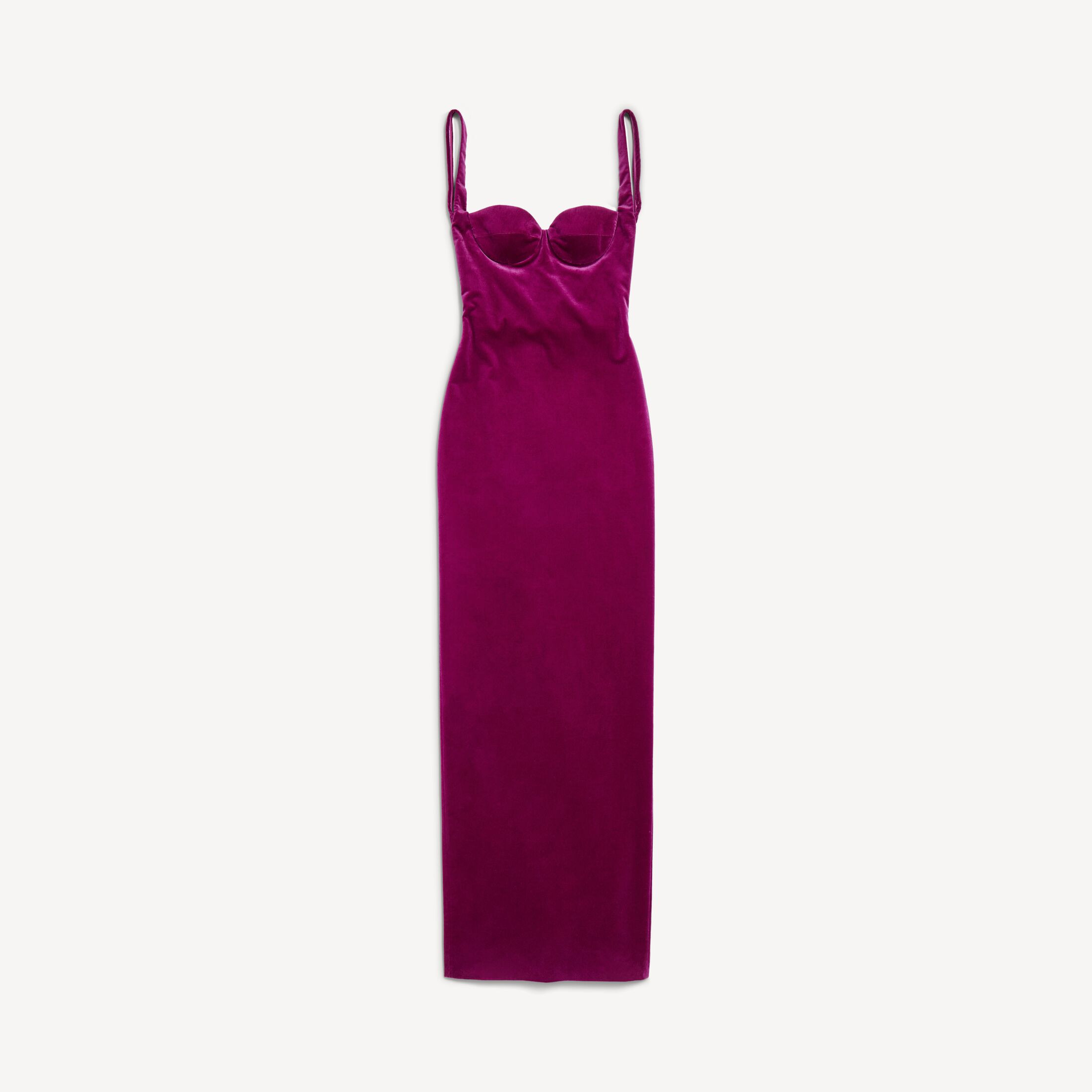 Balenciaga Fitted Gown - Purple - Women's | Balenciaga