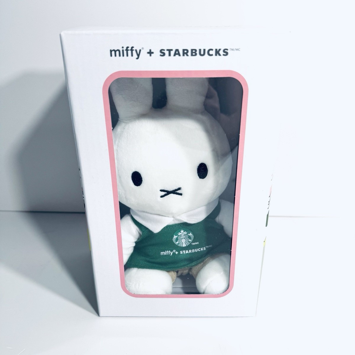 Starbucks Miffy Boxed Plush Doll White Bunny w/ Green Outfit Coffee & Tea | eBay | eBay US