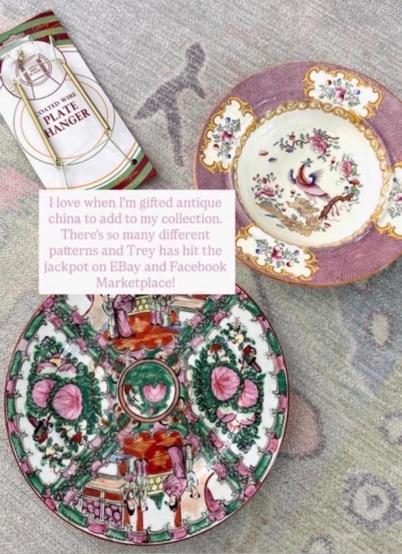 There is nothing better than the charm of antique china to bring character to a blank wall or shelf. These plates are some of my favorite finds, and using simple wire plate hangers makes displaying them so easy.

#LTKHome #LTKSeasonal