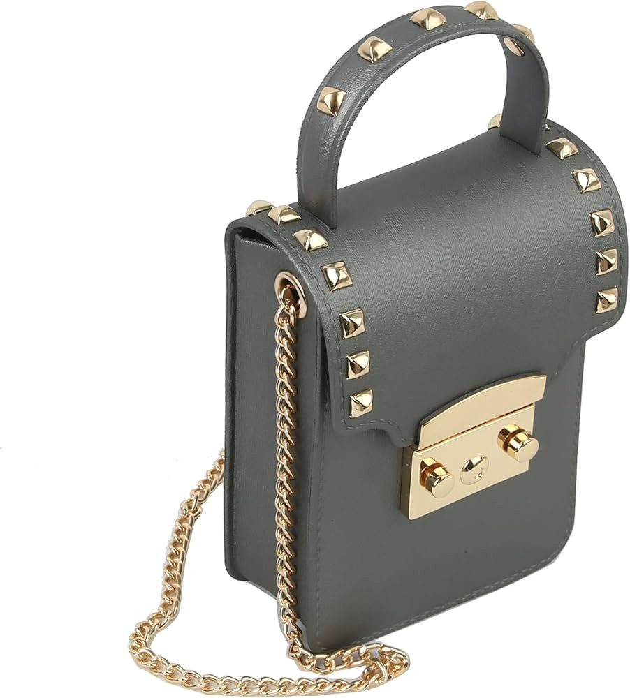 Le Miel Elegant Chain Strap Crossbody Sling Cellphone Bag in Modern PU Leather for Women | Amazon (US)