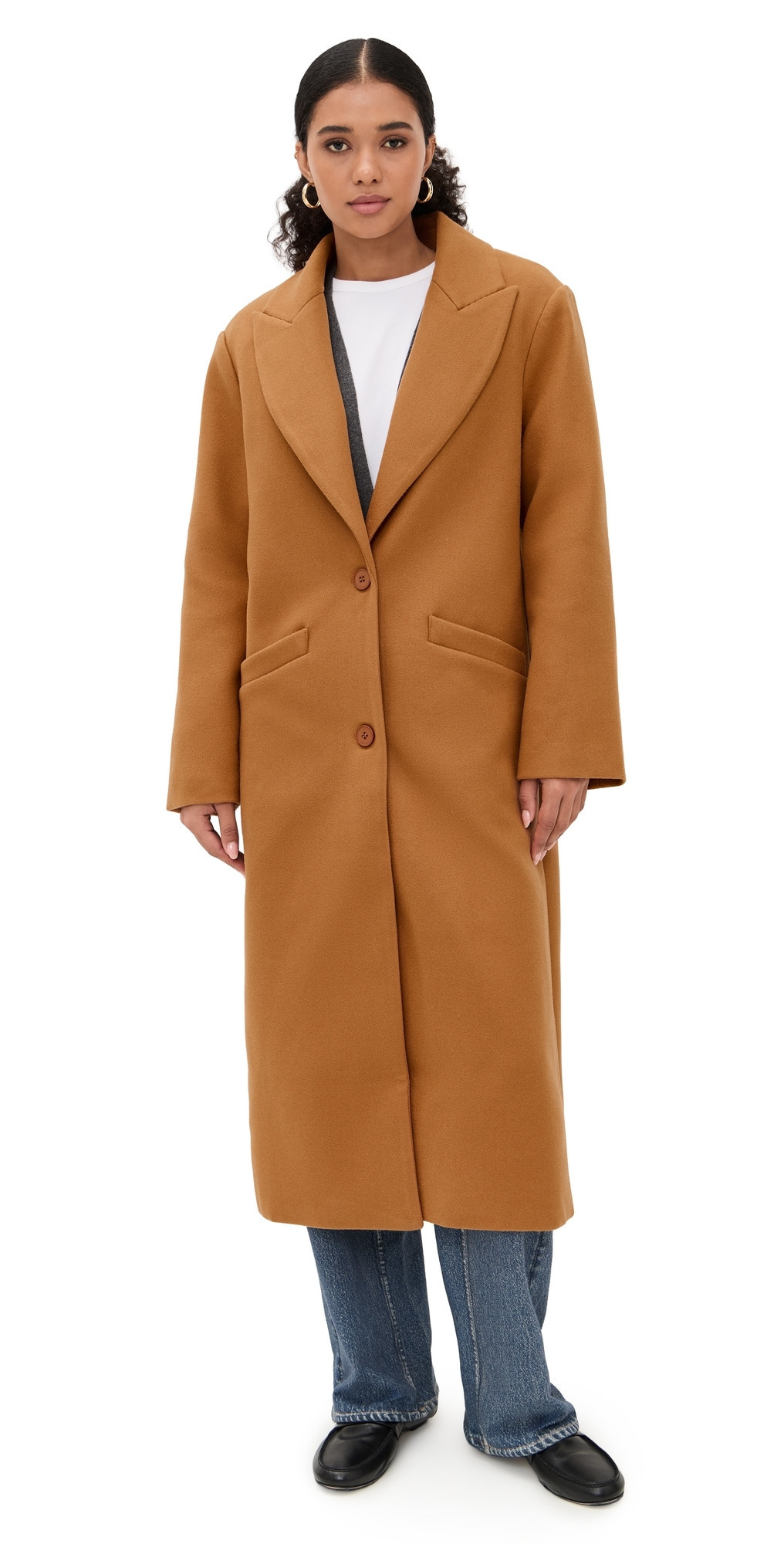 Lioness Olsen Coat Camel L | Shopbop
