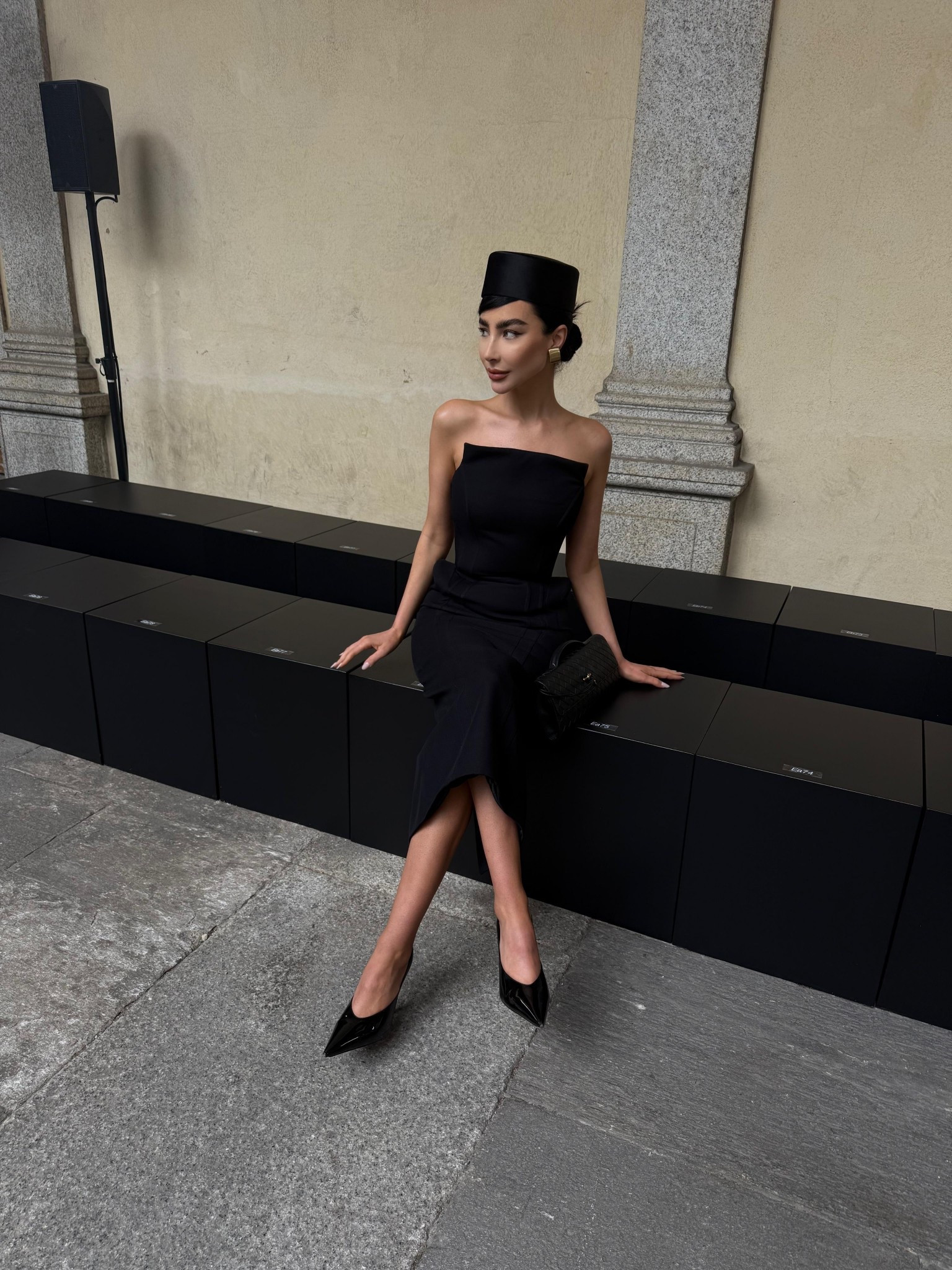 Milan Fashion Week
MFW
Black cocktail dress

#LTKdatenight #LTKaustralia #LTKFashionMonth