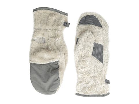 The North Face Women's Denali Thermal Mitt (Moonlight Ivory/Pache Grey) Extreme Cold Weather Gloves | 6pm
