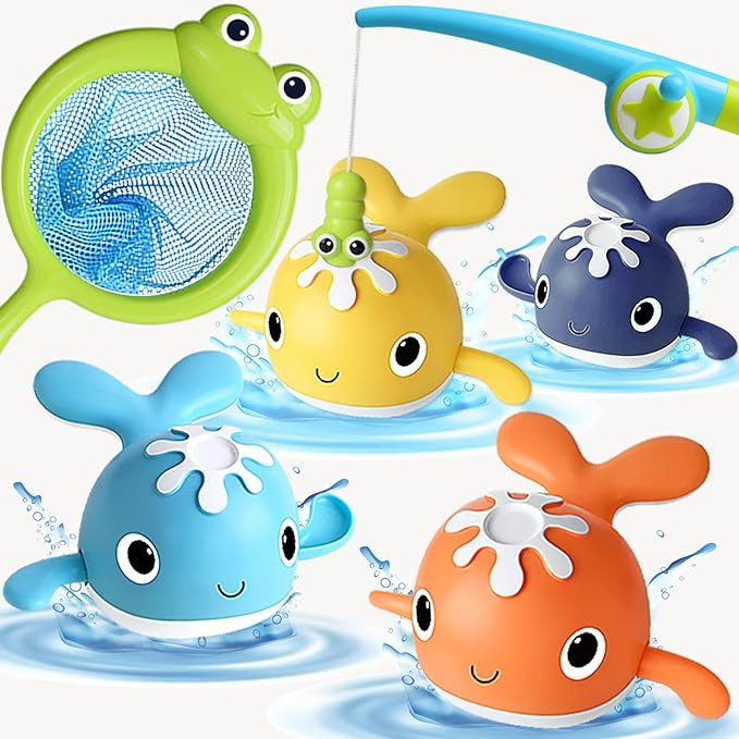 LOYUEGIYO Baby Bath Toys,Magnet Fishing Game Bath Baby Toy for 1-3 4-8 Year Old Toddler Boys Girl... | Amazon (CA)