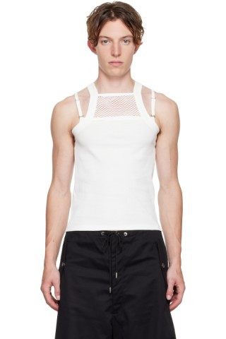 Dion Lee - SSENSE Exclusive White Tank Top | SSENSE
