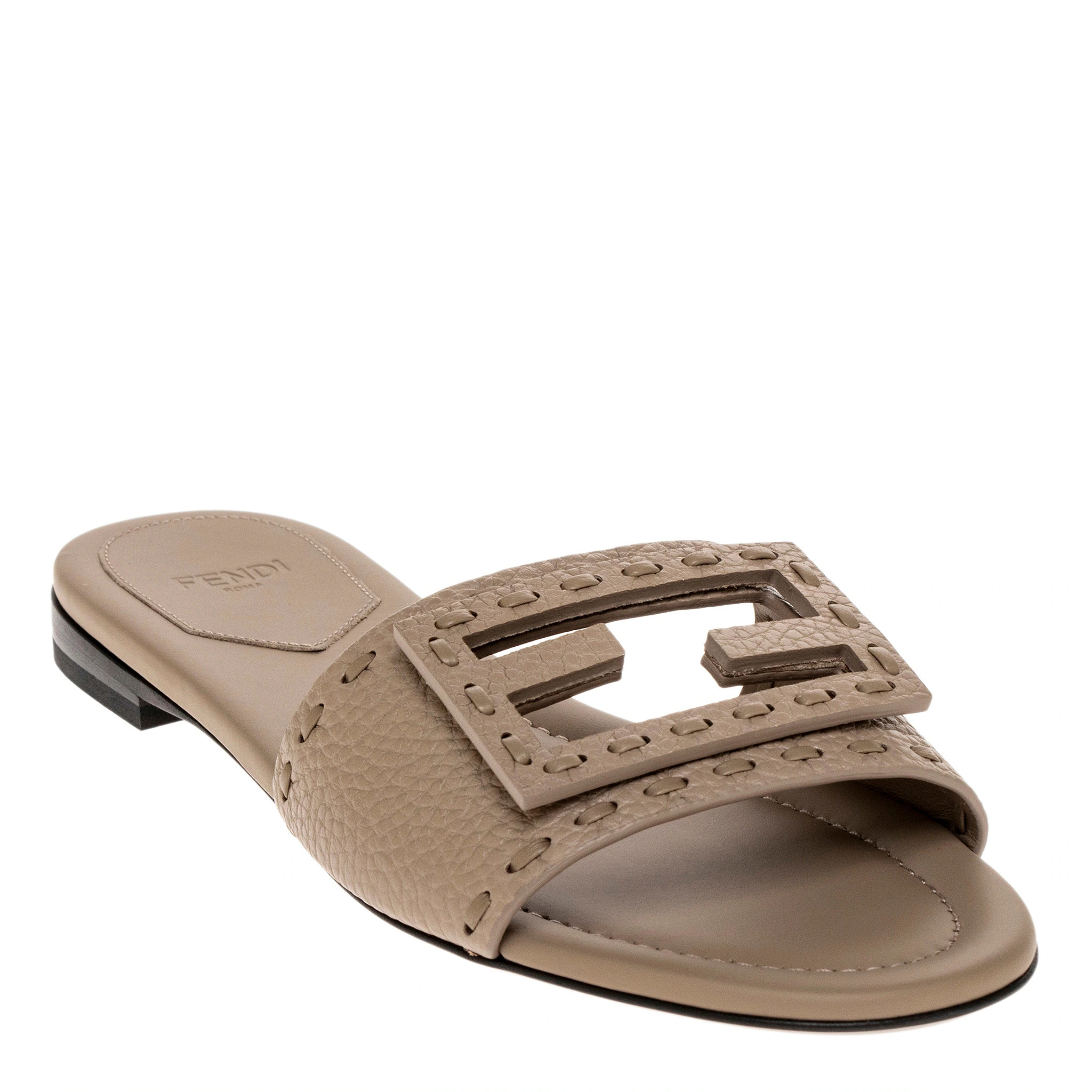 Fendi Baguette Slides | Overstock