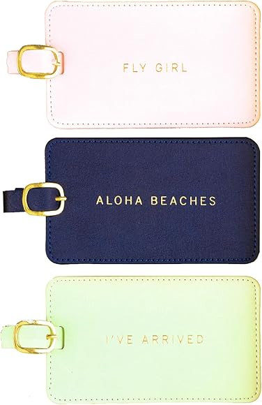 Eccolo World Traveler Luggage Tags, Box Set of 3 | Amazon (CA)