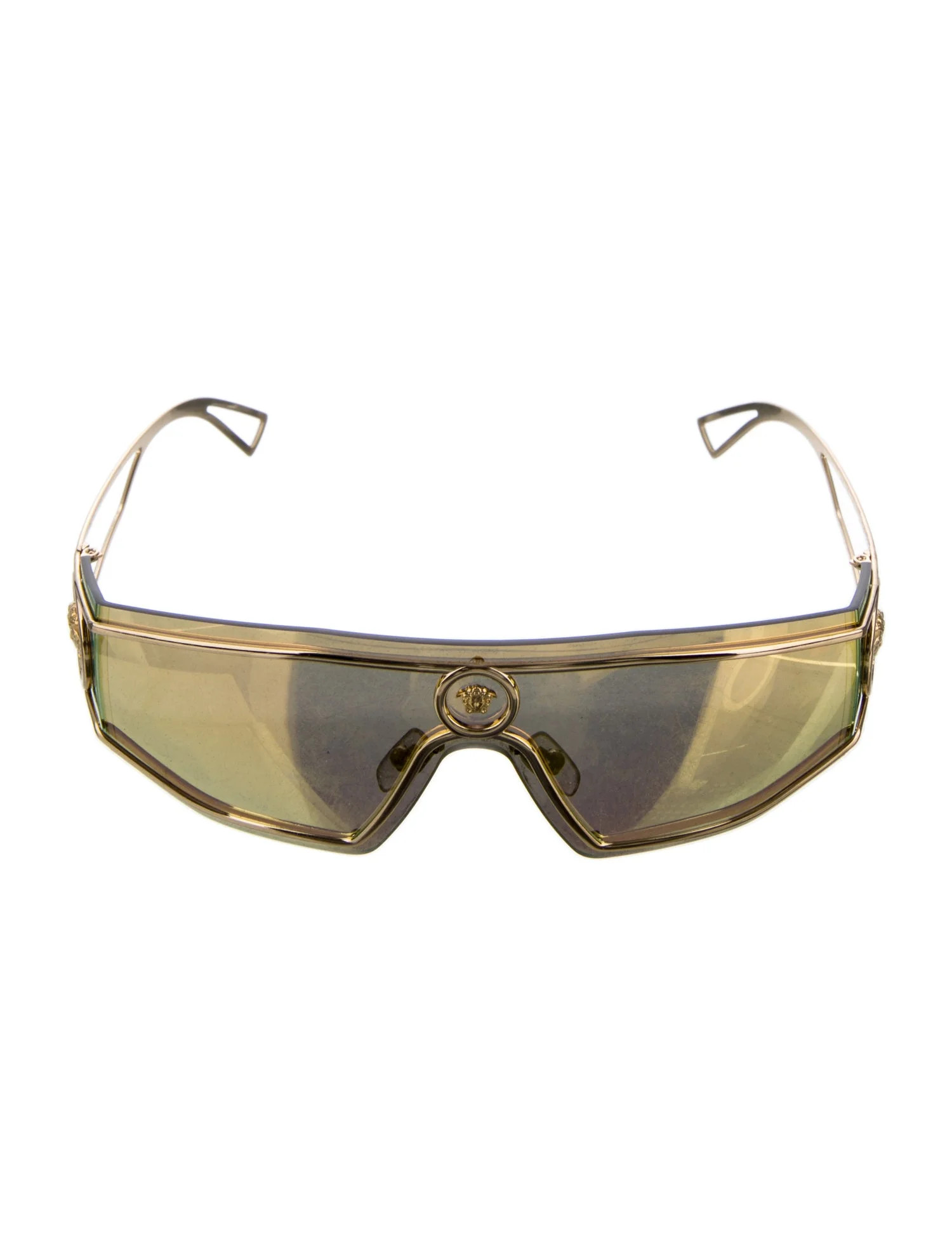 Shield Mirrored Sunglasses | The RealReal