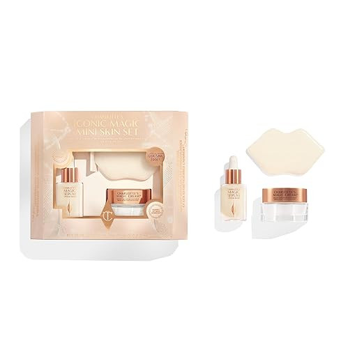 Charlotte Tilbury Iconic Magic Mini Skin Care Set - Travel Size Skincare Set with Magic Serum & C... | Amazon (US)
