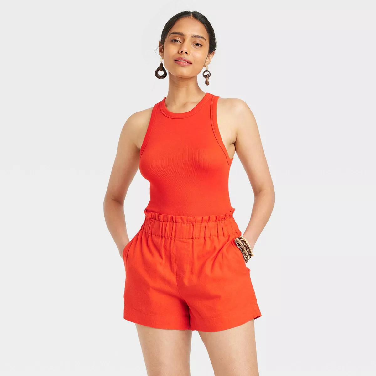 Women's Slim Fit Ribbed Tank Top - A New Day™ | Target