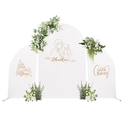 Wedding Background Decoration Stands with Cover | Wayfair North America