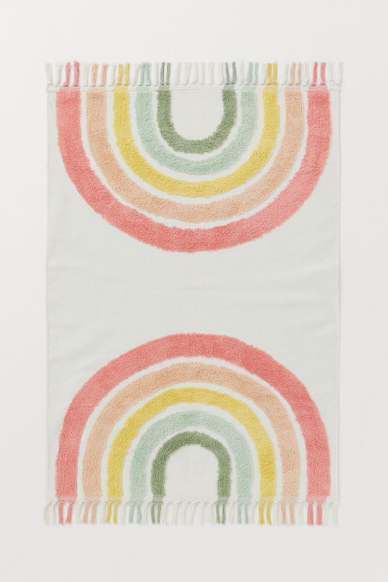 Rainbow Cotton Rug | H&M (US + CA)