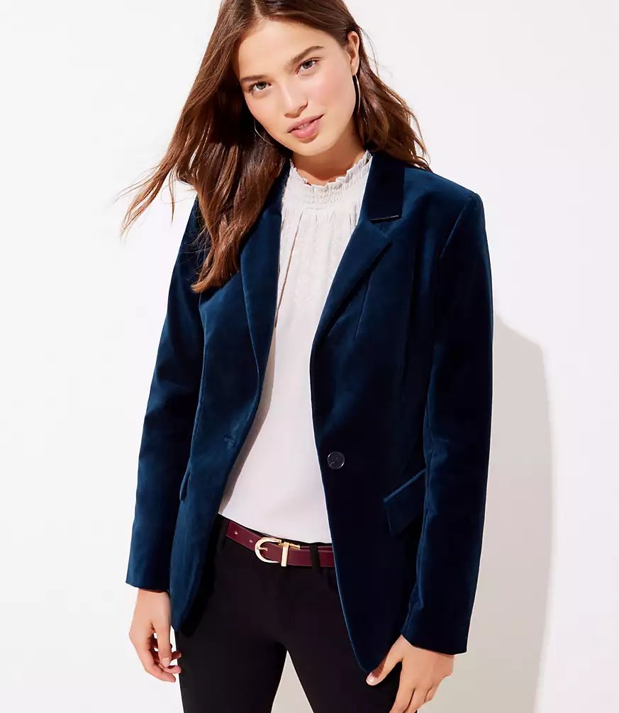 Velvet Modern Blazer | LOFT