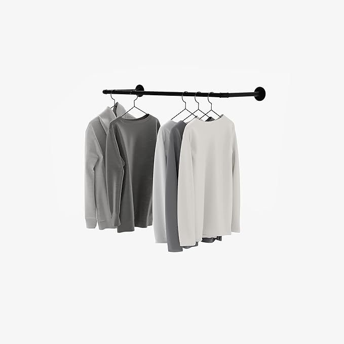 pamo clothes rail industrial loft design - FINN - clothing rack for walk-in wardrobe I bedroom or... | Amazon (US)