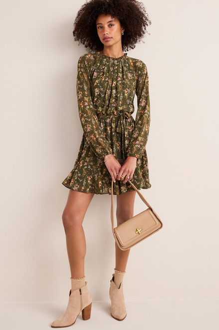Tiffany Chiffon Floral Mini Dress | Francesca's