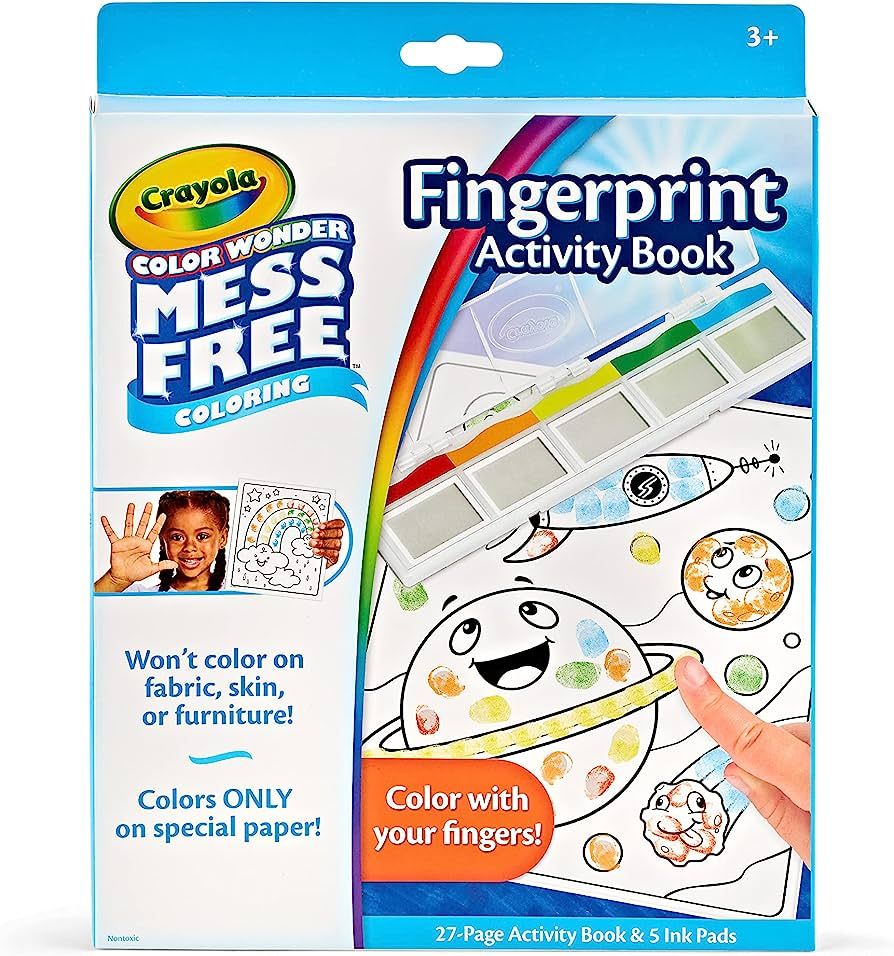 Crayola Color Wonder Mess Free Fingerprint Ink Painting Activity Set, Finger Painting Alternative... | Amazon (US)