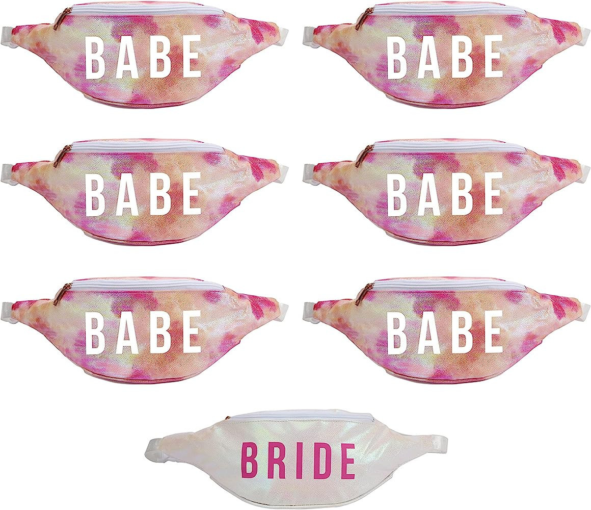 Bachelorette Party Fanny Pack Set “Bride” Fanny Pack and Babe Fanny Packs | Bachelorette Part... | Amazon (US)