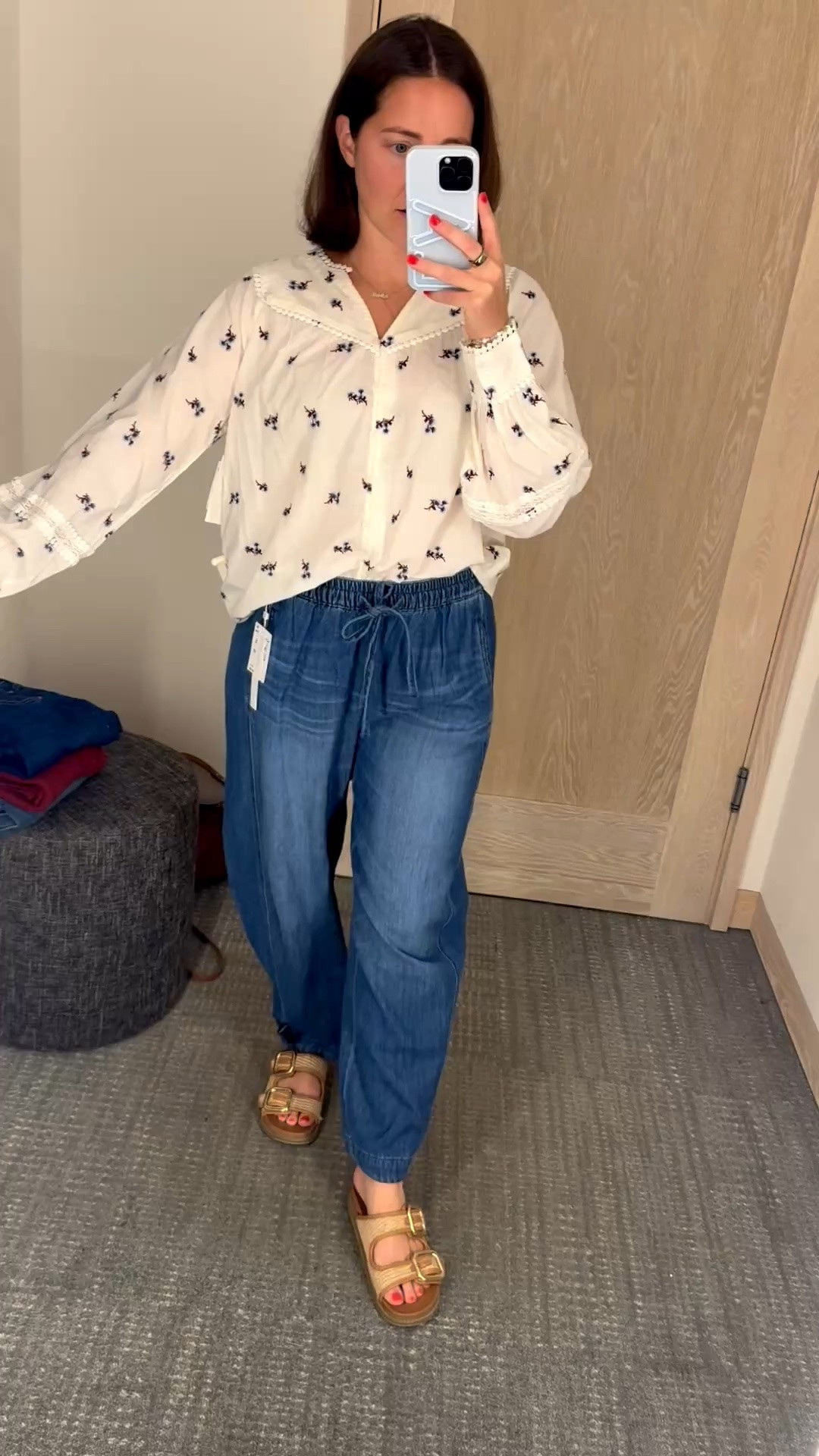 This outfit is SO cute!!!! 
Wearing a small in the top and medium in the pants

Nordstrom sale finds!

#LTKSaleAlert #LTKootd