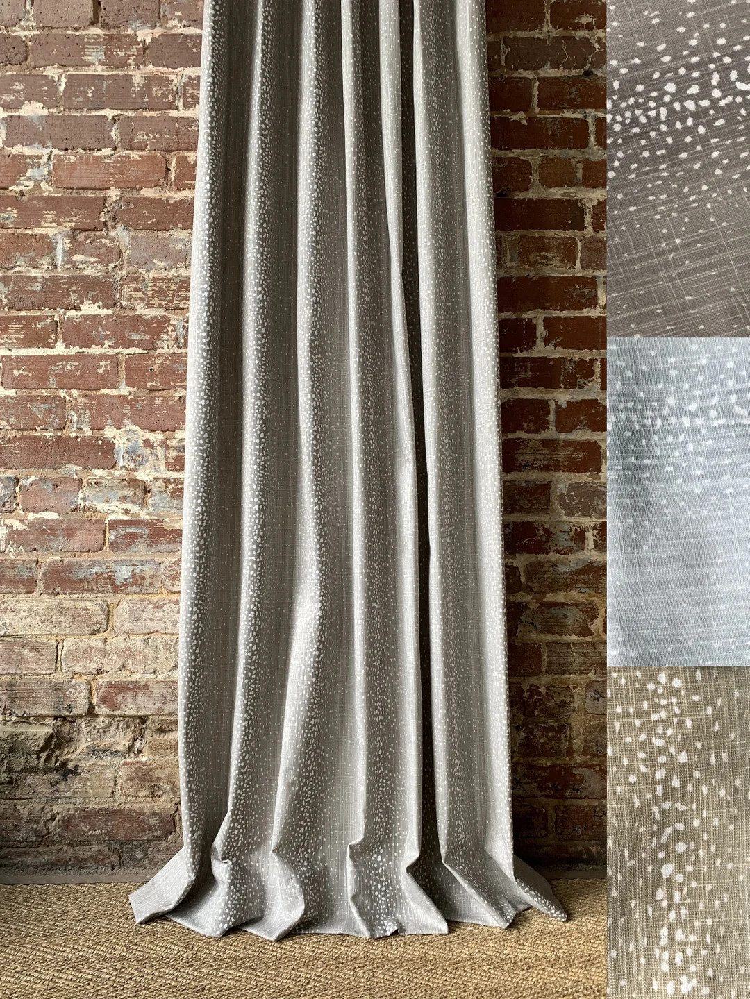 96" Antelope Panel -- Three Color Options -- Four Pleat Styles -- High Quality Drapery Panels Mad... | Etsy (US)