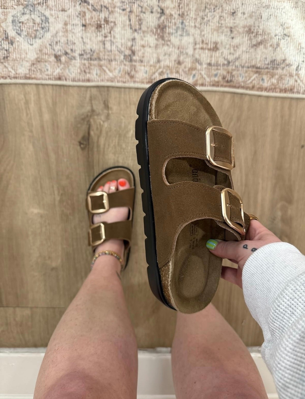 Introducing the ultimate summer sandals! Super comfy with a stylish mini platform design. Perfect for any occasion. Memory foam. Runs TTS!

#LTKSeasonal