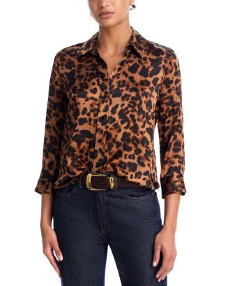 Dani Silk Three Quarter Sleeve Blouse | Bloomingdale's (US)