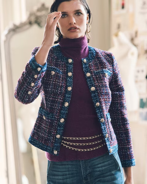 WHBM® Tweed Stylist Jacket | White House Black Market