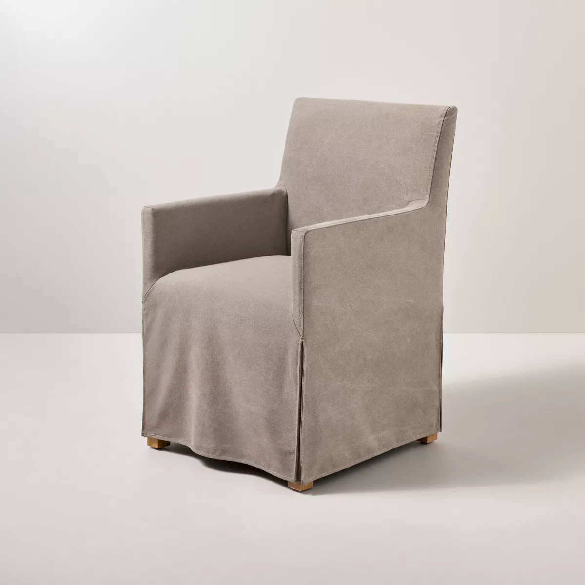 Canvas Slipcover Dining Chair - Gray - Hearth & Hand™ with Magnolia | Target