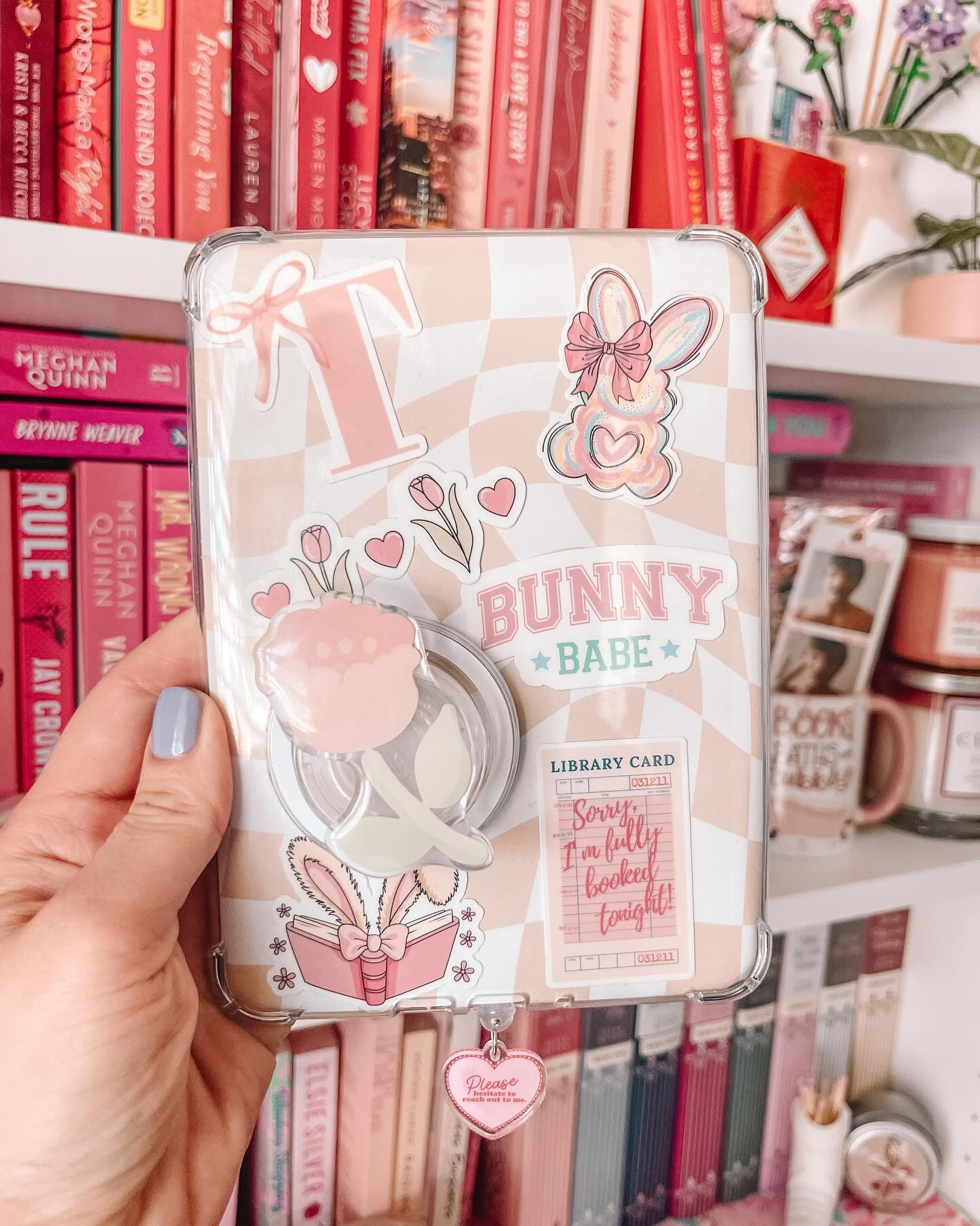 ✨KINDLE REFRESH✨
I am way over due for a kindle refresh. Managed to update one of my three kindles to a spring/Easter theme. 🌷 
.
.
.
.
.

#tinalikesbooks #booksbooksbooks #bookstagrammer #booktok #bookinfluencer #bookfluencer #bookreviews #bookreviewer #romancebooklover #bookaesthetic #pinkaesthetic #LTKbooks #etsyshop #smallbusinessowner #stickershop #kindlereads #kindlerefresh 
All of these stickers, the kindle case insert, and the kindle dust plug charm are from my Etsy shop, @limesandlilly! Use my code TINA10 at checkout for 10% off. 🤗

❓Do you have a kindle? And do you decorate yours?