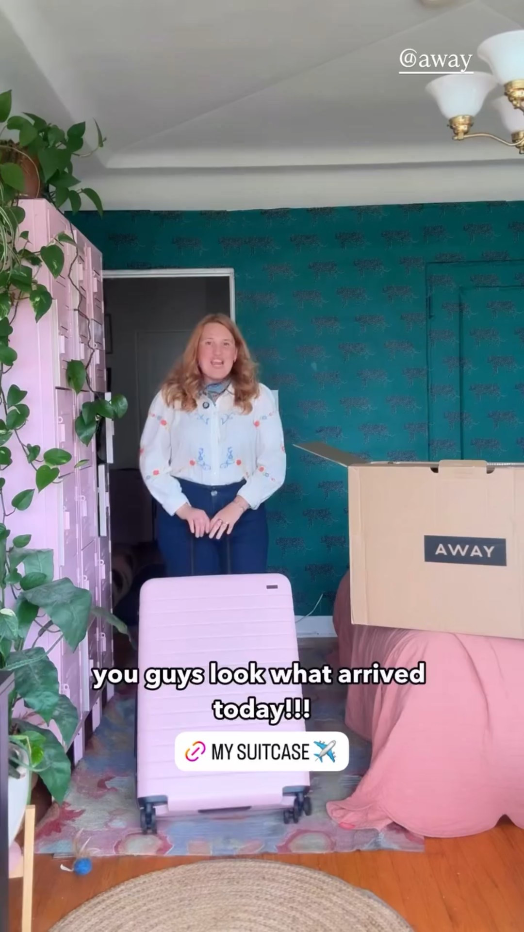 @away love my new pink away suitcase! #suitcase #luggage #travel #away

#LTKTravel