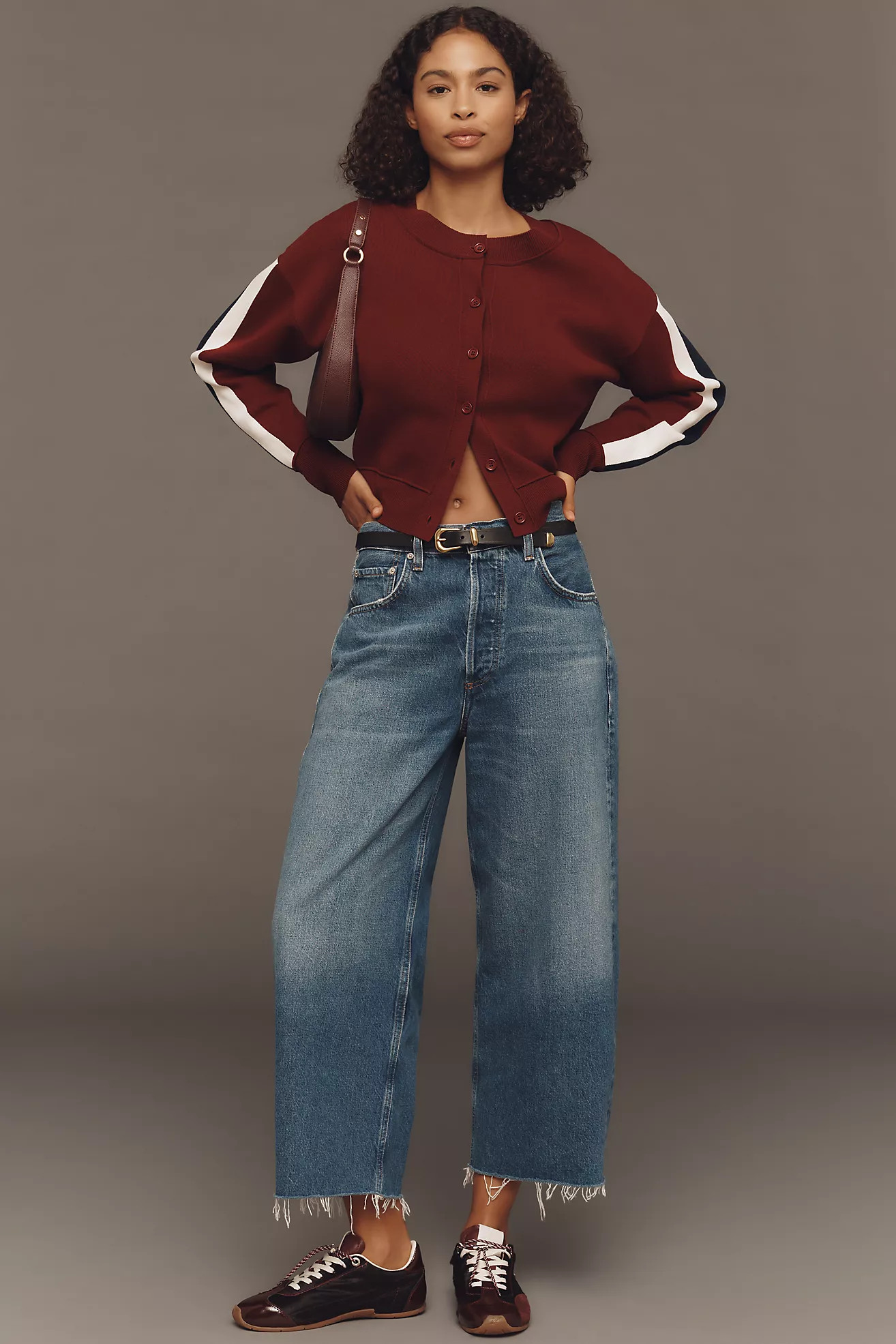 Citizens of Humanity Ayla High-Rise Crop Wide-Leg Jeans | Anthropologie (US)