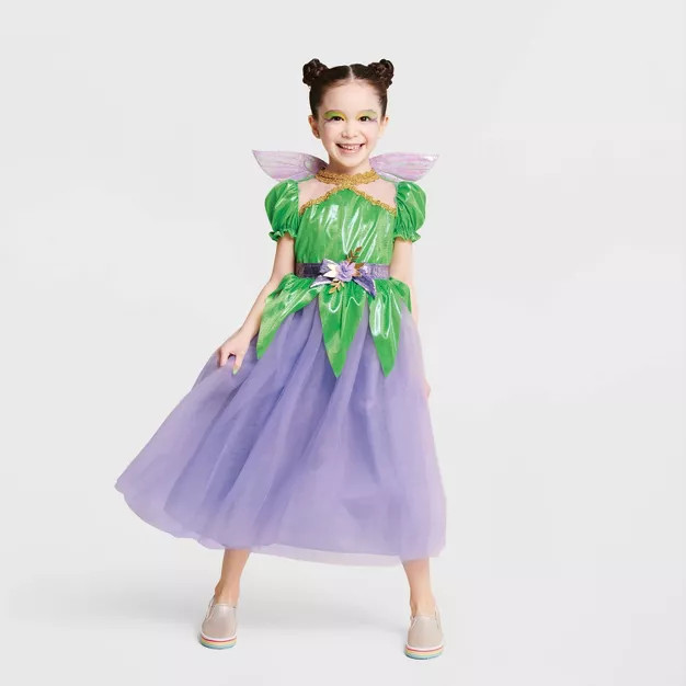 Toddler Garden Fairy Halloween Costume Dress with Wings - Hyde & EEK! Boutique™ | Target