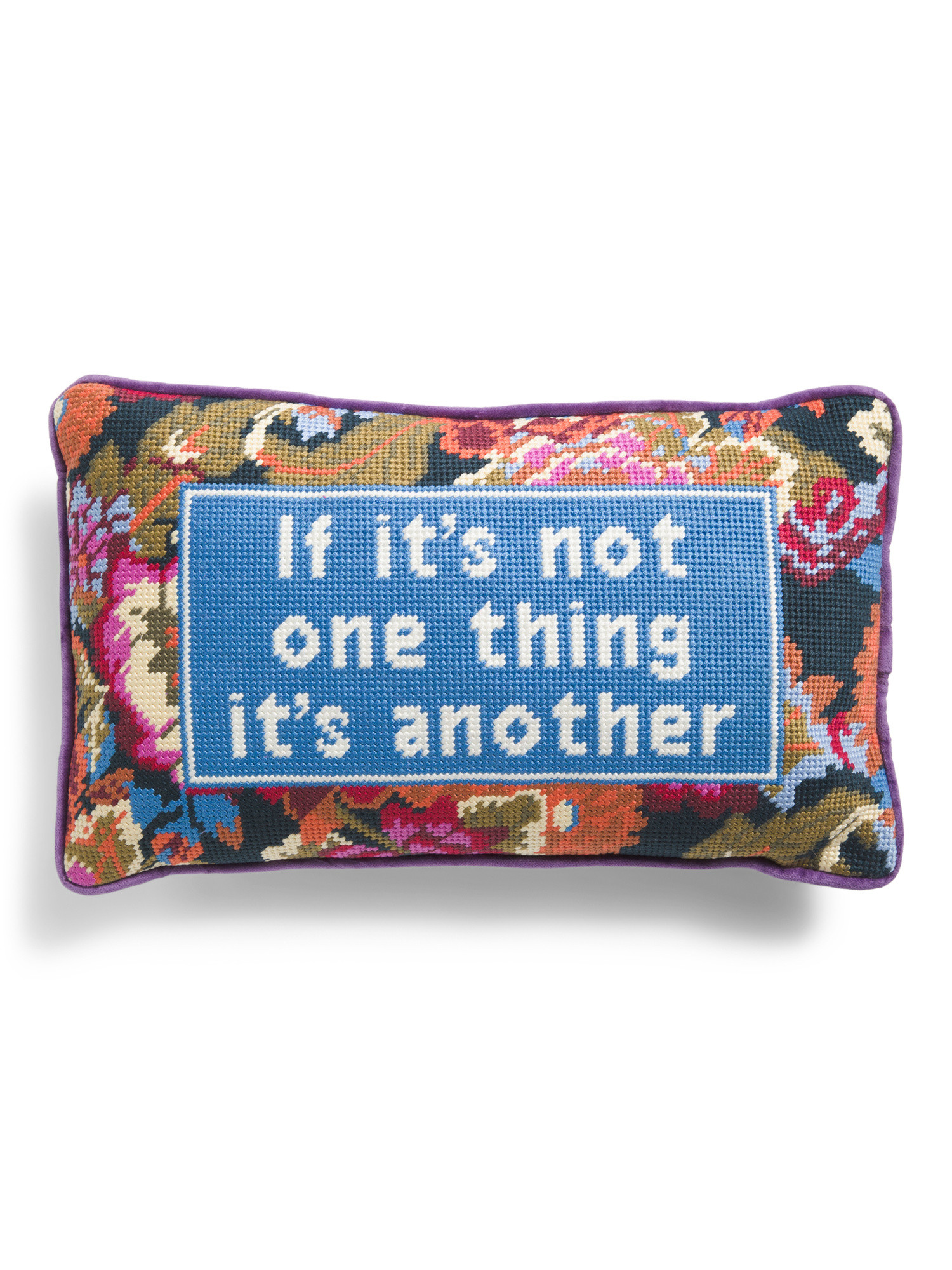 9x15 Not One Thing Needlepoint Pillow | Throw Pillows | Marshalls | Marshalls