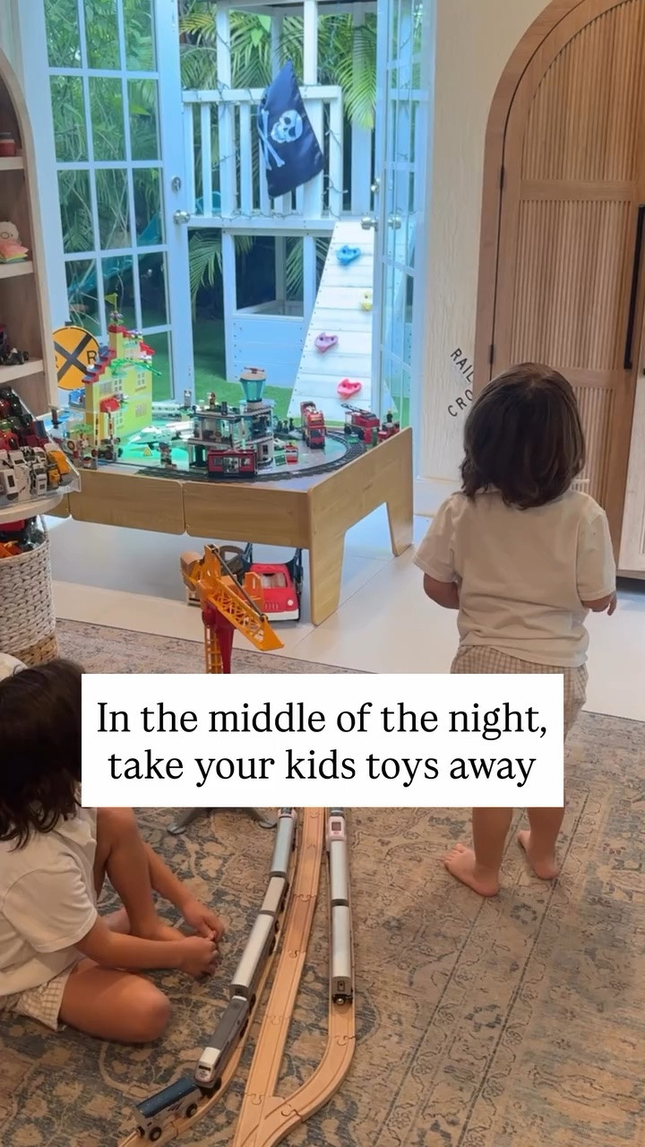 Comment LINKS for these @cityfurniture pieces. In the middle of the night, take your kids toys away (not all of them) just the ones they haven’t touched in 2 weeks. They’ll wake up in the morning, as if all of their toys are brand new 

How to do a toy rotation: 
Start by taking half of their toys (ones they haven’t touched in 2 weeks) and hide them behind a door or just change up their spot. 

Try this every 2-4 weeks, when you’re noticing more iPad time, less interest in toys, & more mess than actual play. 

I love doing this when they’re asleep & I say nothing. The next morning, it’s like a surprise & they’re playing with toys like if everything was brand new. That’s it!

Kids playroom, boy toys, 5 year old birthday gift ideas, 3 year old boy gift ideas, 4 year old boy birthday gift ideas, boy playroom, toddler playroom

#LTKmomlife #LTKKids #LTKHome