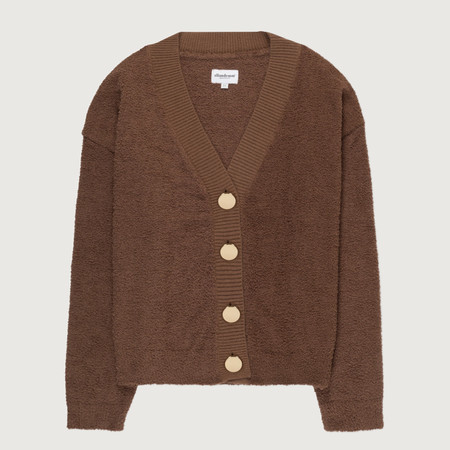 Teddy Cardigan - Brown | EllandEmm