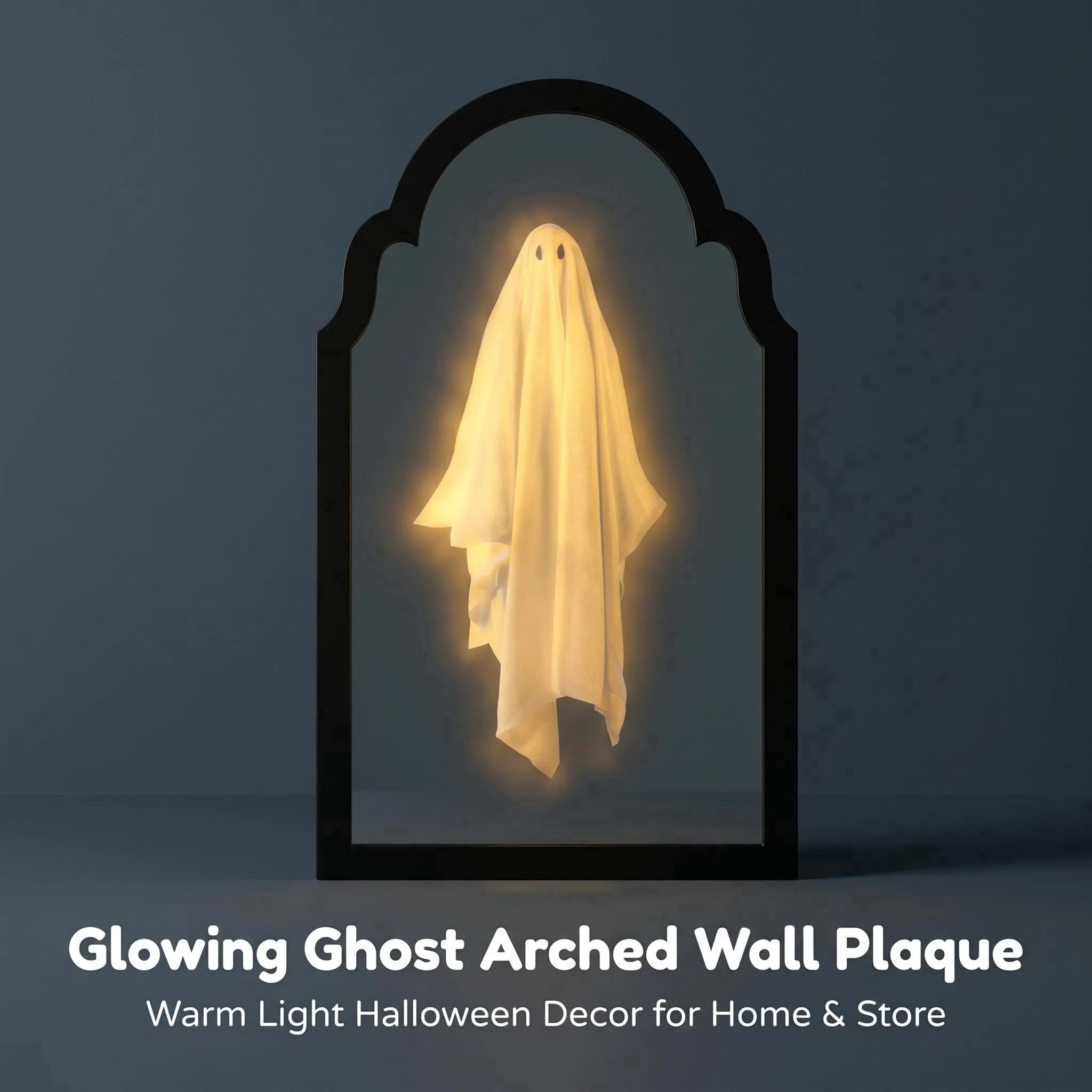 Martha Stewart Ghost Mirror for Halloween, Spooky Scary Ghost Novelty Indoor Mirror, Halloween Pa... | Walmart (US)