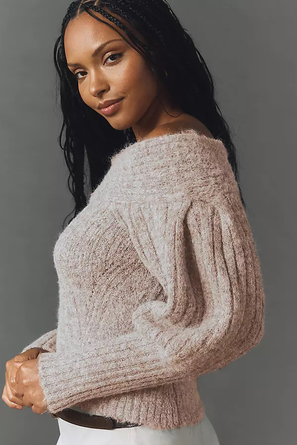 Off-Shoulder Batwing Sweater | Anthropologie (US)