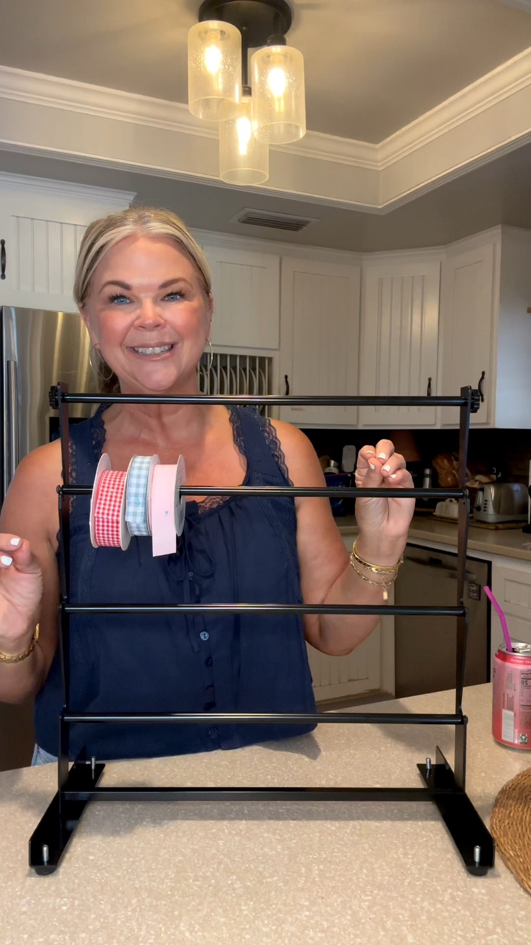 This ribbon rack is back in stock! Grab one before they are gone again. Perfect to have on hand just in time for the Holiday wrapping season🎀🎄🎁

#LTKHome #LTKstorytime #LTKSaleAlert