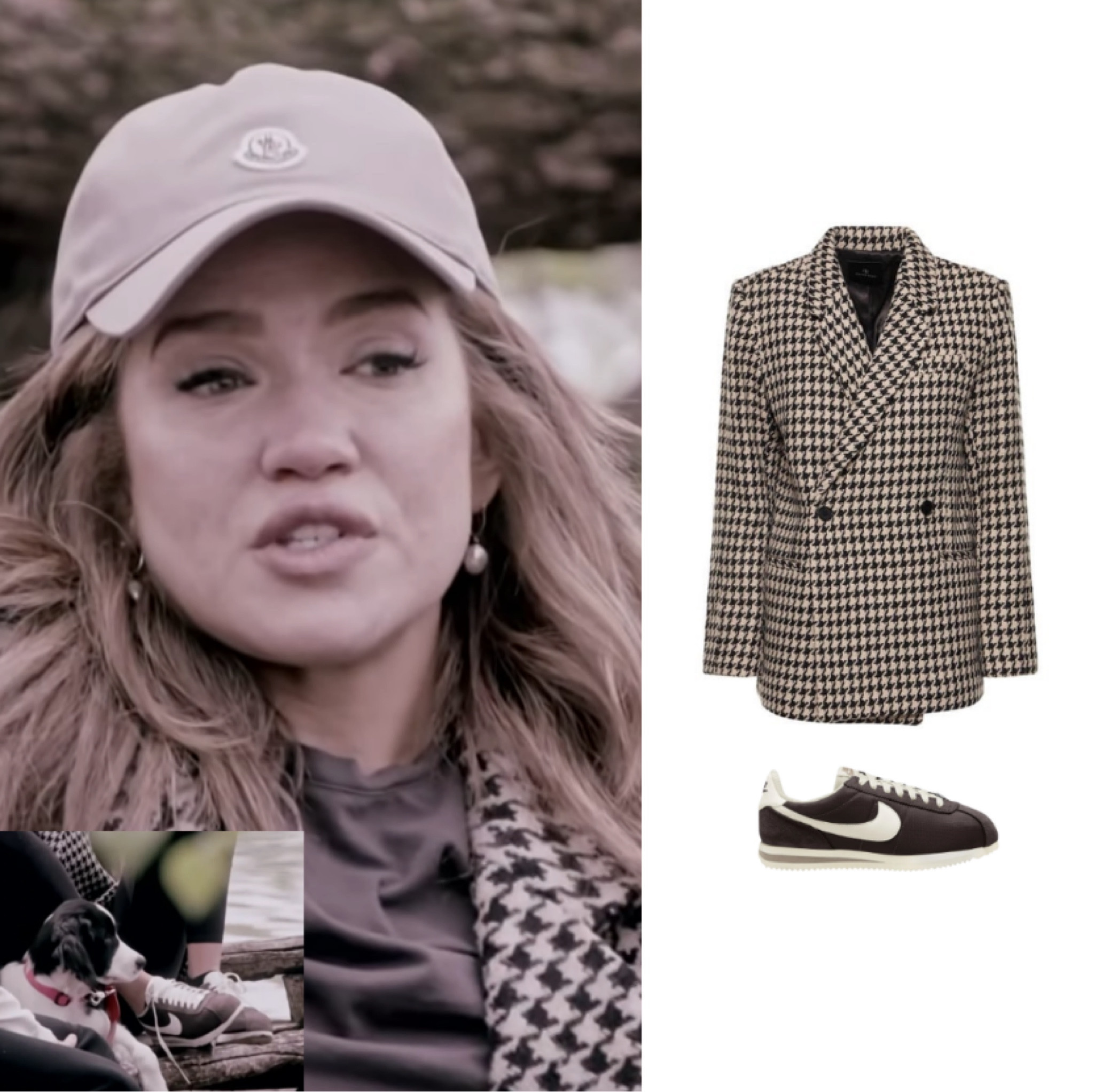 Brynn Whitfield’s Houndstooth Blazer and Sneakers