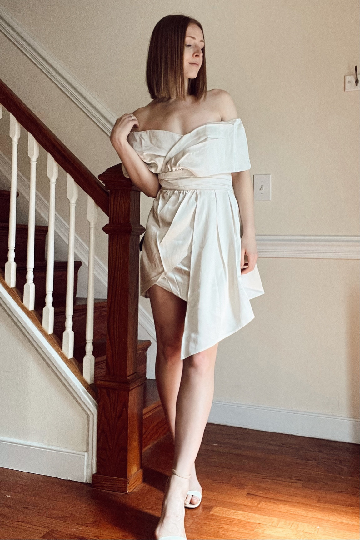 Obsessed with this little white dress // size small

#LTKunder100 #LTKwedding #LTKunder50