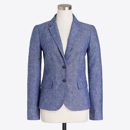 Schoolboy blazer in linen-cotton | J.Crew Factory