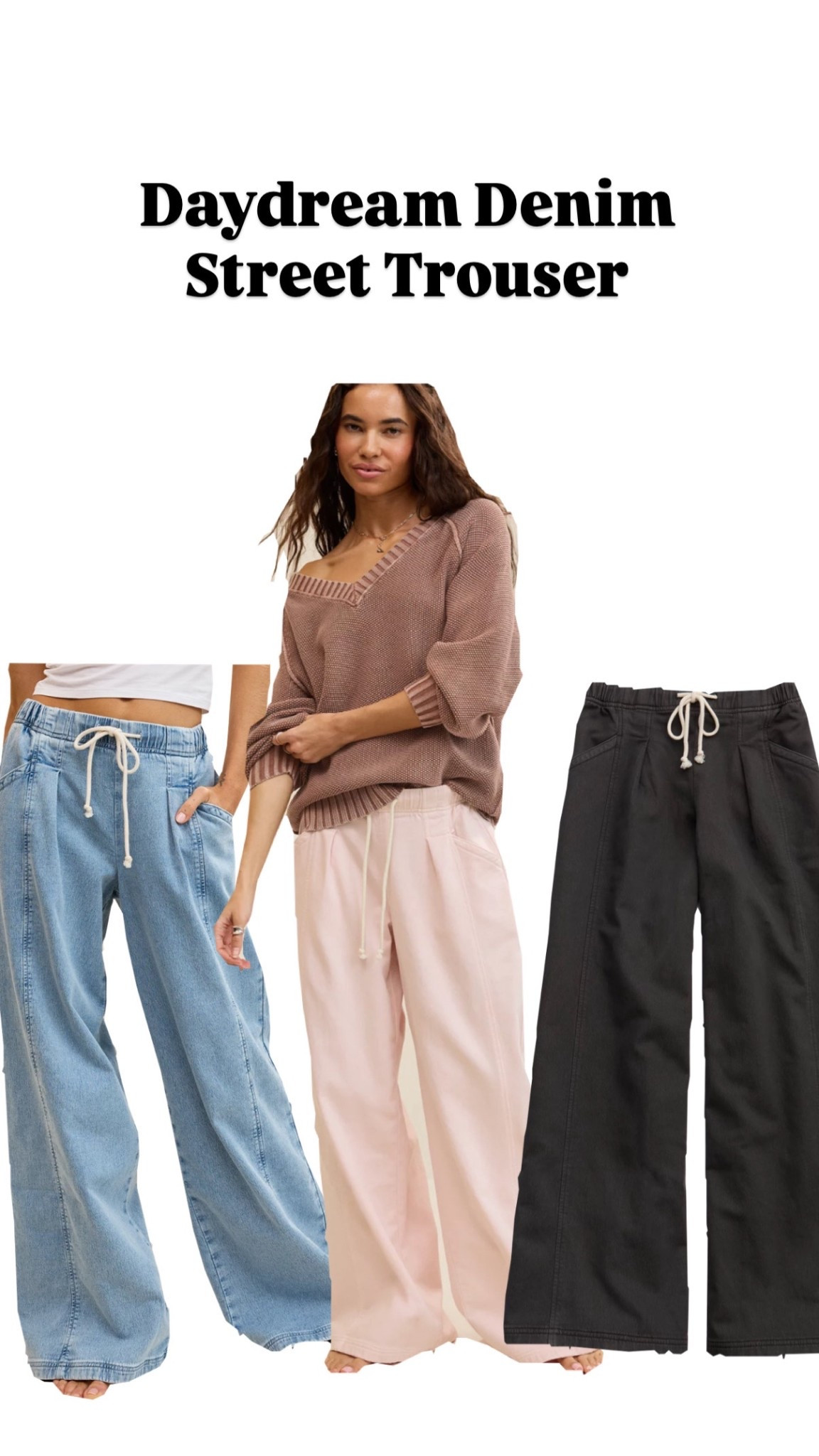 Daydream denim street trouser! 30% off right now 🩷

#LTKmidsize #LTKstyletip #LTKsale