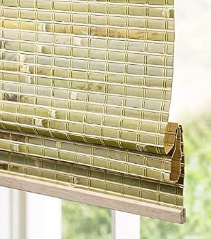 LazBlinds Cordless Bamboo Roman Shades, Light Filtering Window Treatment, Roll Up Bamboo Blinds f... | Amazon (US)