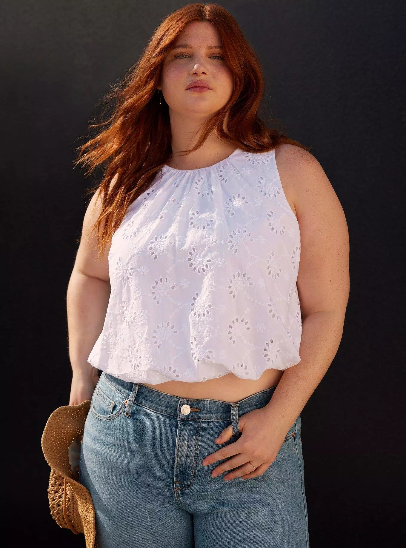 Festi Bubble Hem Tank | Torrid (US & Canada)